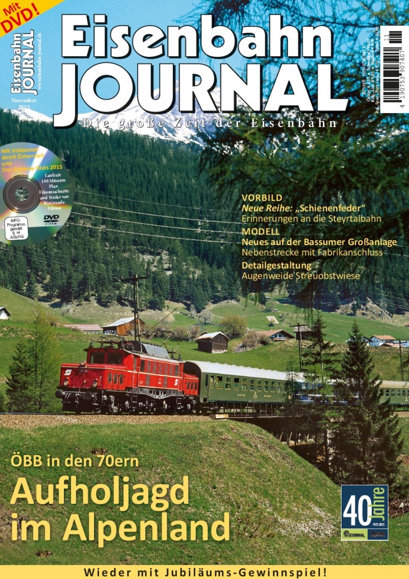 Eisenbahn Journal Eisenbahn Journal 11/2015 mit DVD